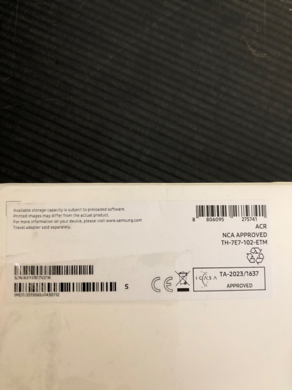 Photo 1 of SAMSUNG Galaxy Tab A9 4G LTE (64GB, 4GB, Cellular) 8.7" Android Tablet, Octa-core (6nm), Dual Speakers (International Model Fully Unlocked for US & Global) X115 (w/ 15W Fast Charger, Graphite)