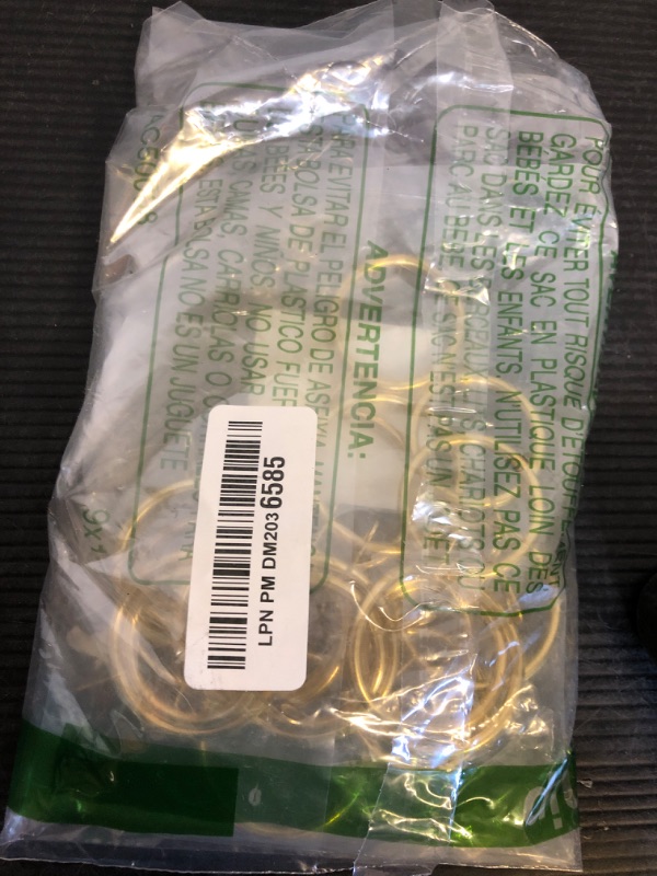 Photo 1 of Ivilon Drapery Eyelet Curtain Rings - 1.7" Ring Loop for Hook Pins, Set of 14 - Warm Gold
