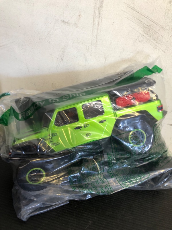 Photo 1 of Axial RC Truck SCX24 Jeep Gladiator 4 Wheel Drive Rock Crawler Brushed RTR Nothing Needed to Complete Ready-to-Run Green AXI00005V2T3, Remote Control Car, RC Car, RC Crawler