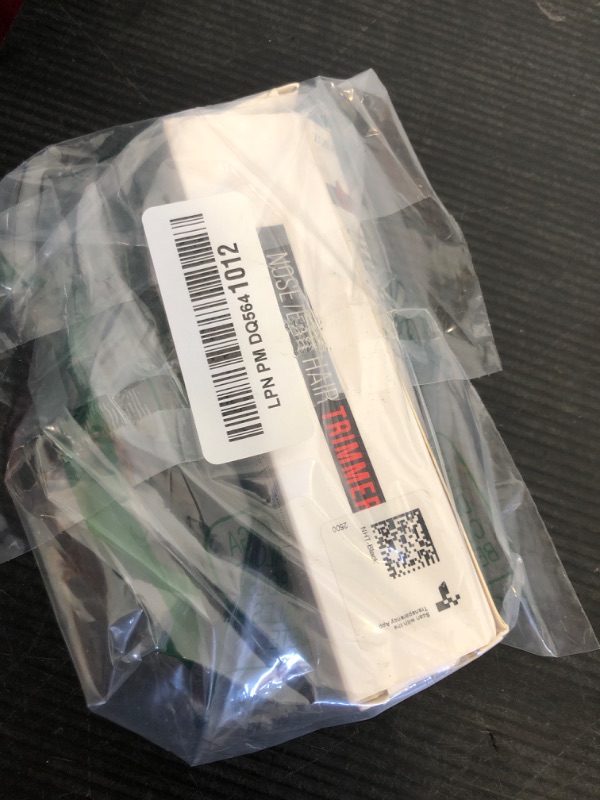 Photo 1 of Ear and Nose Hair Trimmer Clipper - 2025 Professional Painless Eyebrow & Facial Hair Trimmer for Men Women, Battery-Operated Trimmer with IPX7 Waterproof, Dual Edge Blades for Easy Cleansing Black