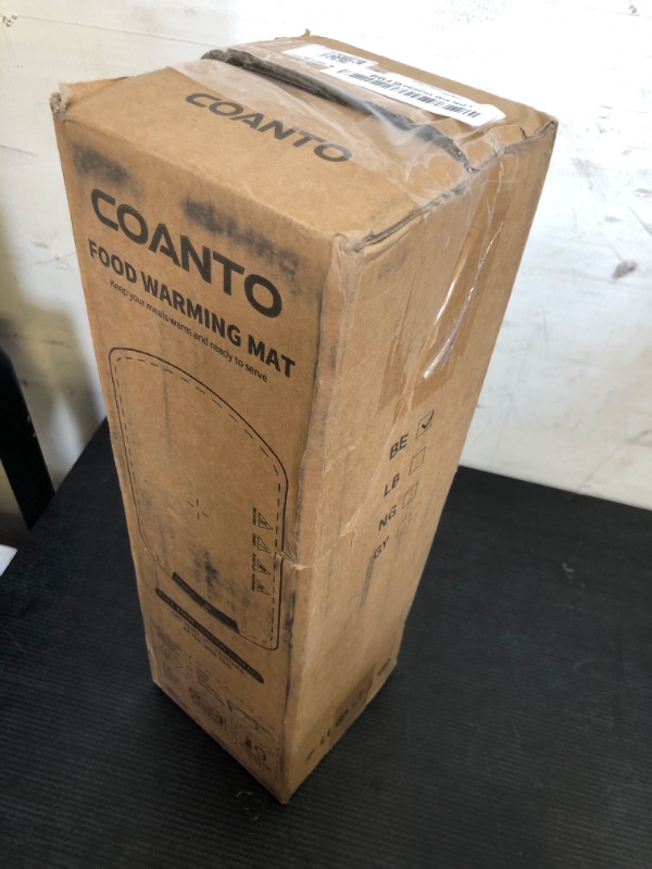 Photo 1 of Food Warming Mat, Electric Warming Tray for Buffets & Parties, Silicone Heating Mat for Food with 9 Temperature Settings, Roll-Up Storage, 25.8"x15.6"