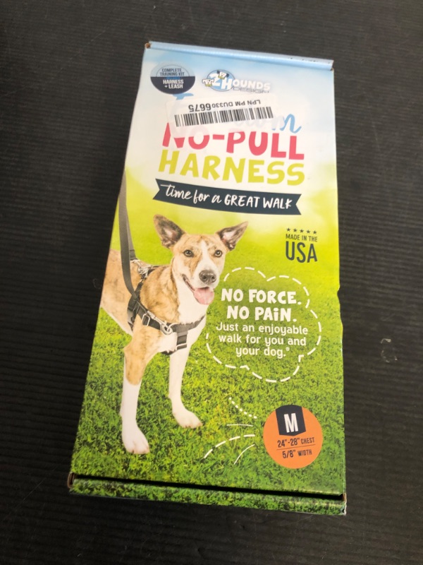 Photo 1 of 2 Hounds Design Freedom No Pull Dog Harness, Adjustable Harness, Easy Walking & Comfortable Control, Fits Small, Medium & Large Dogs, Solid Colors, Made in USA, 5/8" MD, Navy