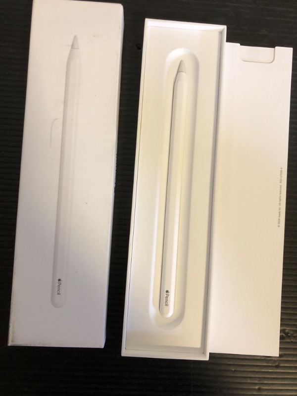 Photo 1 of Apple Pencil (2nd Generation): Device Compatibility Check Required - Pixel-Perfect Precision, Perfect for Note-Taking, Drawing, and Signing documents. Attaches, Charges, and Pairs magnetically.