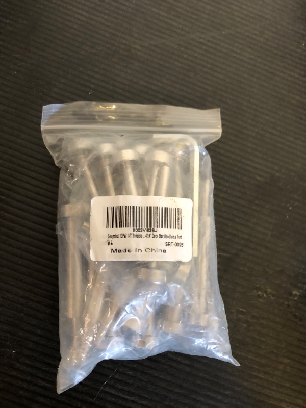 Photo 1 of 10Pairs 1/8" Invisible Cable Railing Swage Tensioner and Stud End T316 Stainless Steel Kit for 2''- 4'' Wood & Metal Posts Stair Deck Cable Railing System SC02