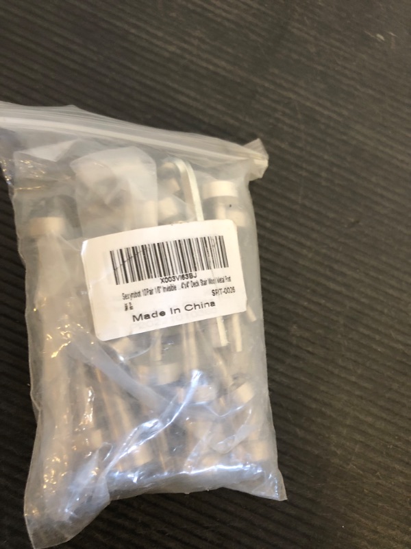 Photo 1 of 10Pairs 1/8" Invisible Cable Railing Swage Tensioner and Stud End T316 Stainless Steel Kit for 2''- 4'' Wood & Metal Posts Stair Deck Cable Railing System SC02