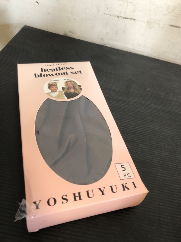 Photo 1 of YOSHUYUKI Grande Heatless Curls Overnight Rods No Heat Hair Curlers to Sleep Jumbo Foam Large Hair Rollers for Long Short Hair Heatless Curling Rod Set with Satin Wrap for Sleeping Brown