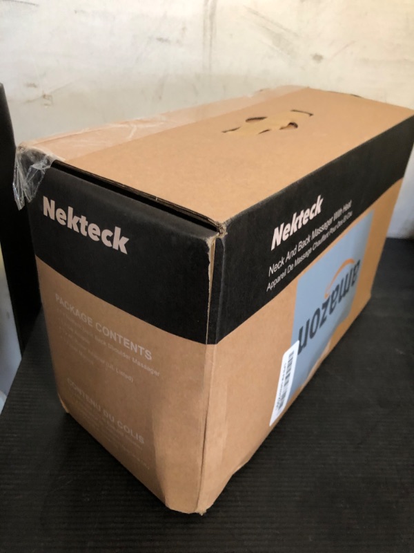 Photo 1 of Shiatsu Neck and Back Massager with Soothing Heat, Nekteck Electric Deep Tissue 3D Kneading Massage Pillow for Shoulder, Leg, Body Muscle Pain Relief, Home, Office, and Car Use