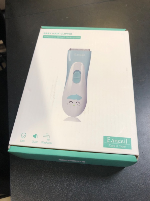 Photo 1 of Baby Hair Clippers, Ceramic Blade Electric Kids Hair Trimmer, Ultra-Quiet Cordless Rechargeable Waterproof Haircut Kit for Kids & Adult