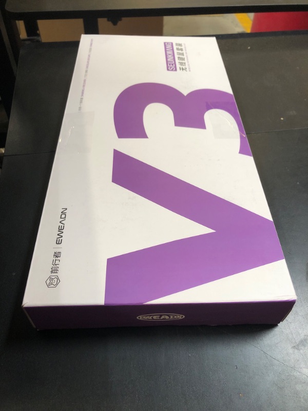 Photo 1 of EWEADN V3 Wireless Keyboard and Mouse with Single Backlit, Metal Panel, Bluetooth/2.4G Rechargeable Computer Keyboard and Mouse Combo Silent Lighted Full Size Cute Keyboards-Pink