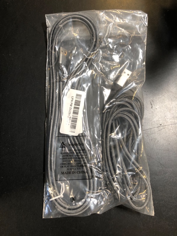 Photo 1 of Durcord USB C Cable, Upgarded 2Pack 10ft Fast USB Type C Charging Cable for Android/Phone/Pad/Laptop, Type C Charger Braided USB Cable Compatible withi Phone 16/15/Pro/Plus/Max/Sam.Sung-Silver