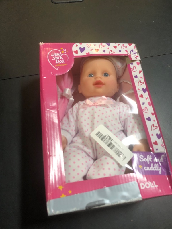 Photo 1 of 11 inch Soft Body Boy Baby Doll in Gift Box - Doll Pacifier Included -Toy Dolls for Boys and Toddlers (Caucasian)