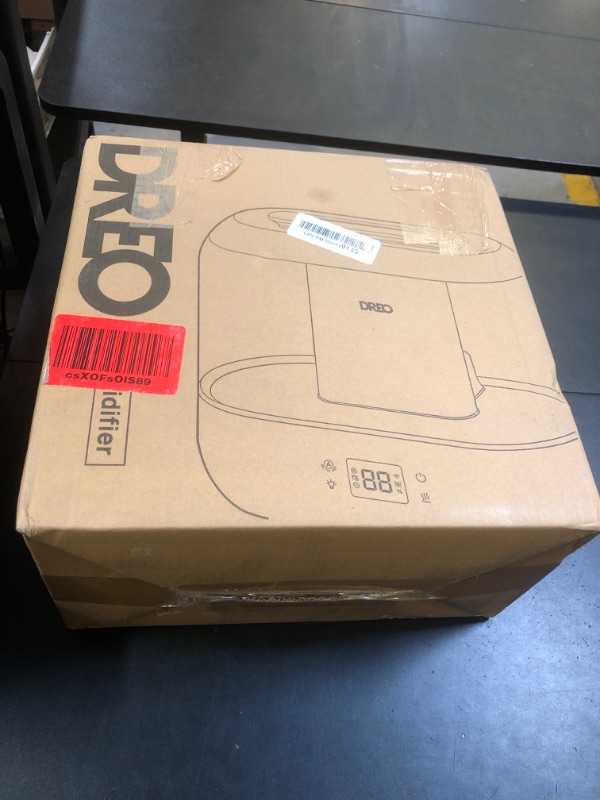 Photo 1 of Dreo Smart Humidifiers for Bedroom, Top Fill 4L Supersized Cool Mist Humidifier with Nightlight, 32H Runtime, Touch/APP/Voice Control, 28 dB Quiet Ultrasonic Humidifiers for Large Room, Baby, Plants