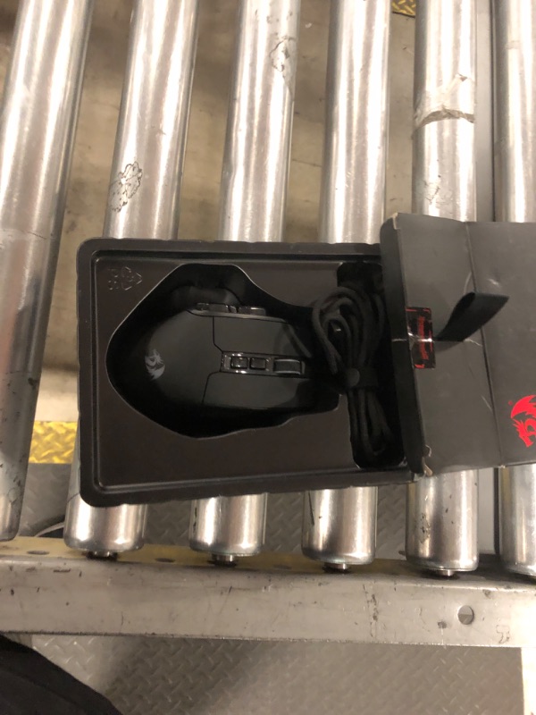 Photo 1 of Redragon M811 Aatrox MMO Gaming Mouse, 15 Programmable Buttons Wired RGB Mouse w/Ergonomic Natural Grip Build, 10 Side Macro Keys, Software Supports DIY Keybinds & Backlit