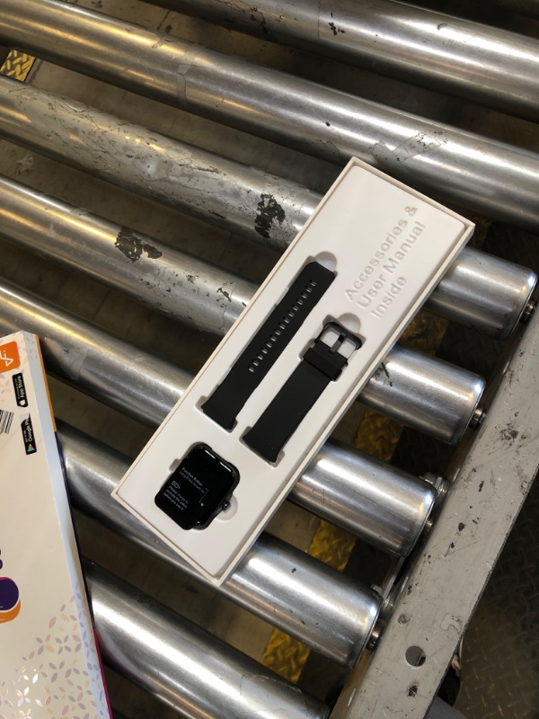 Photo 1 of OCTANDRA Go VeryFit 1.69" Smart Watch - Heart Rate Blood Oxygen Saturation Sleep Monitor - Step Counter Pedometer - 5ATM Exercise Activity Fitness Tracker Watches for Men Women (ID207) (Black)