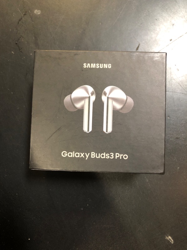 Photo 1 of SAMSUNG Galaxy Buds 3 Pro AI True Wireless Bluetooth Earbuds, Noise Cancelling, Sound Optimization, Real-Time Interpreter, Redesigned Comfort Fit Latin American Version (Silver)