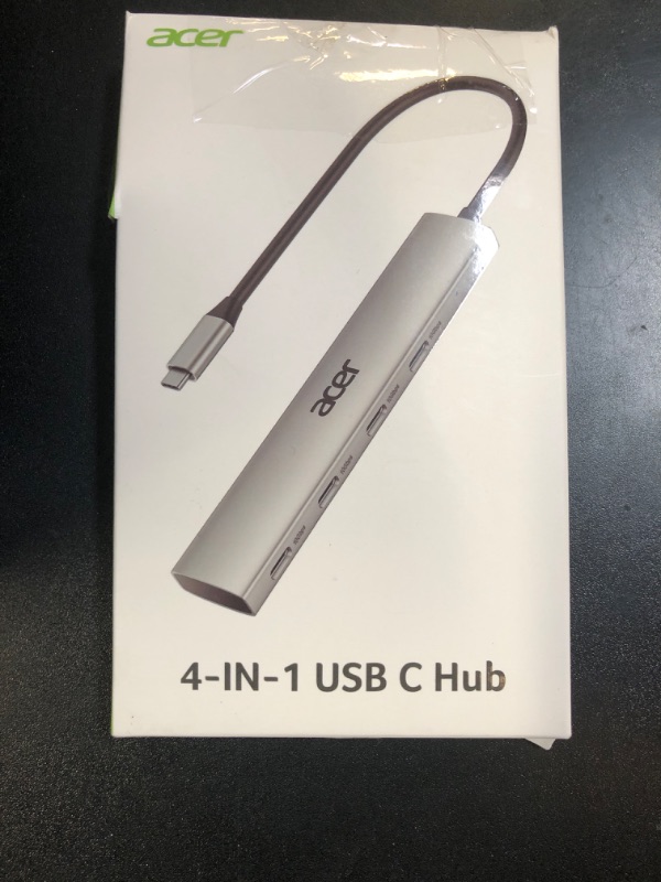 Photo 1 of Acer USB C Hub, 10Gbps Type C Splitter with 4 USBC 3.2 Port, High Speed Type C Multiport Adapter for MacBook Air/Pro, iPhone 16/15, iPad, Surface Pro, Chromebook, Dell XPS and More