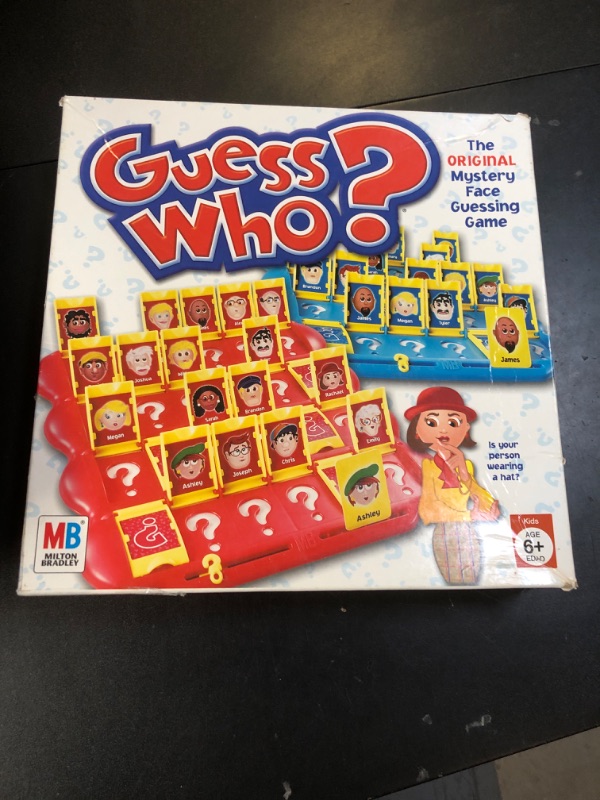 Photo 1 of Guess Who? Board Game with Classic Characters by Winning Moves Games USA, Classic Children's Mystery Board Game of Deduction for 2 Players, Ages 6+ (1191)