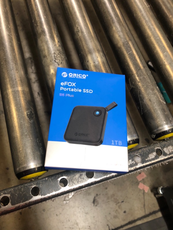 Photo 1 of ORICO Portable SSD 1 TB with 2 in 1 USB C Cable, External Solid State Drives, Up to 460MB/s, Status Indicator, Reliable Storage for USB-C Smartphone, Tablet, PC - B5PLUS
