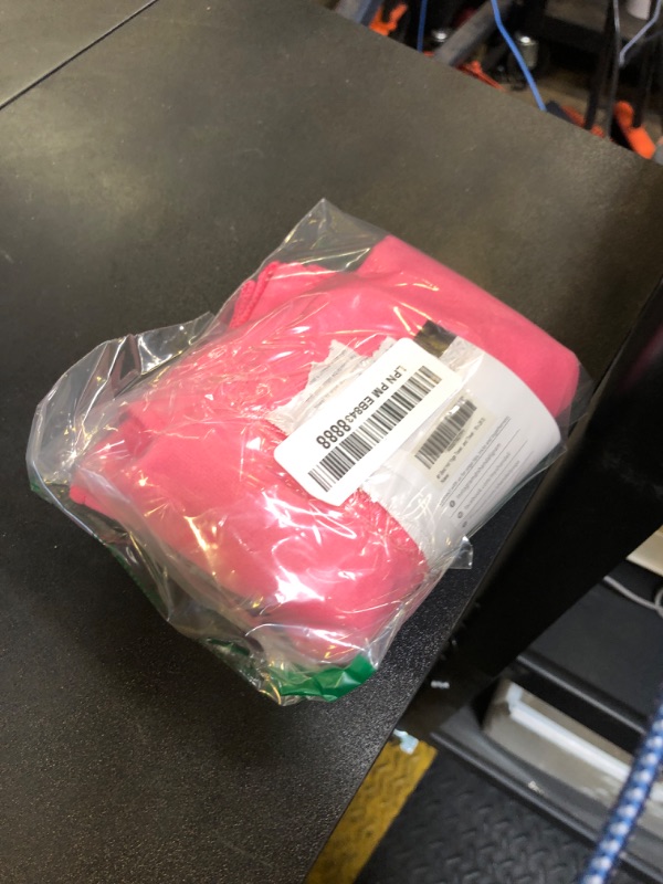 Photo 1 of Shandali Hot Yoga GoSweat Microfiber Hand Towel in Super Absorbent Premium Lemonade Pink Suede for Bikram, Gym, and Outdoor Sports. 16 x 26.5 inches.