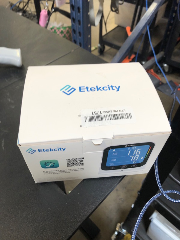Photo 1 of Etekcity FSA HSA Store Eligible Blood Pressure Monitor for Home Use, Smart Upper Arm Automatic Bluetooth BP Machine with App, Cuff for Standard to Large Size, Rechargeable, Home Medical Diagnostic Kit