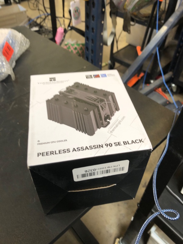 Photo 1 of Thermalright Peerless Assassin 90 SE Black CPU Cooler, 4 Heat Pipes CPU Air Cooler, Dual Towers and PWM Fan, with 2200RPM Speed CPU Cooling,for Intel LGA 1700|1851|1150|1151|1200;AMD:AM4|AM5