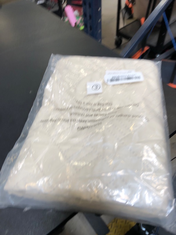 Photo 1 of Dog Bed Cover for Pets - Blankets Rug Pads for Couch Protection Waterproof Bed Covers Dog Blanket Furniture Protector Reusable Changing Pad (Ivory+Beige, 20"x30")