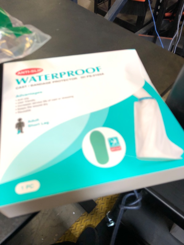 Photo 1 of 100% Waterproof Cast Shower Cover Leg Cast Cover for Showering After Surgery, Cast Cover Leg Adult, Foot Shower Bag Cast Bag Cast Protector to Keep Wound & Bandages Dry