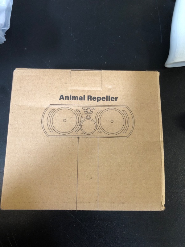 Photo 1 of Upgraded Solar Ultrasonic Animal Repellent Outdoor, Deer Repellent Devices Motion Detection, Waterproof Cat Squirrel Mouse Raccoon Dog Repeller Deterrent with LED Flash Lights for Yard Farm Garden