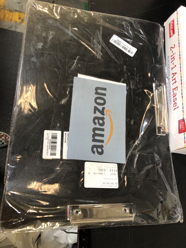 Photo 1 of Acocony 11x17 clipboard Double Clip Extra Large Clipboard Low Profile Clip 11 x 17 Clipping Board Light Weight Not Fragile Plastic Black Pack of 1