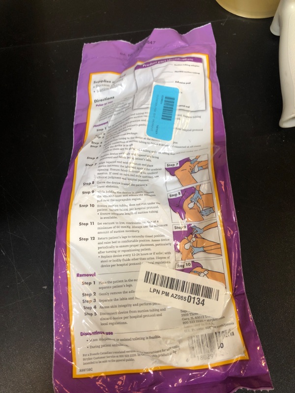 Photo 1 of Female External Catheter Condom Catheters A Reusable Portable Women's Comfortable Urine System Equipped with a Silicone Urine Collector with 2 Catheterization Bags (Women Type White)