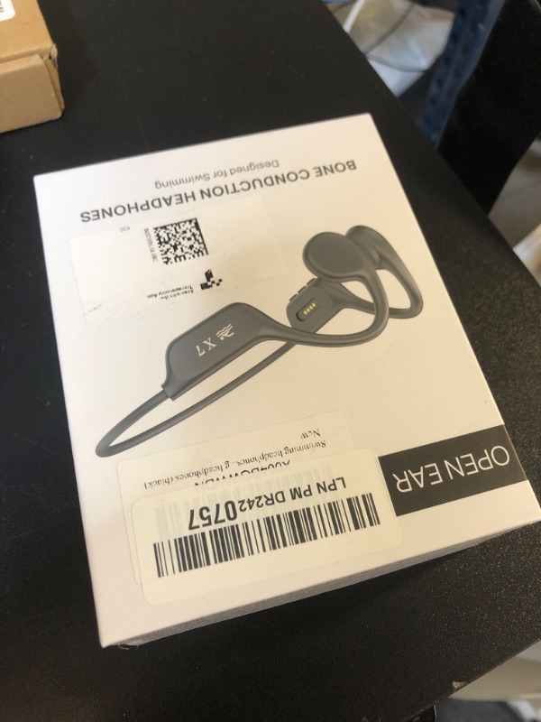 Photo 1 of Swimming headphones-bone conduction headphones, IP68 waterproof built-in MP3 player 32G memory, underwater swimming headphone, wireless open Earphones Bluetooth 5.3, for running, cycling (black)