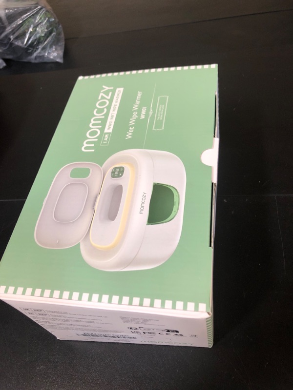 Photo 1 of Momcozy Baby Wipe Warmer, Innovative Spring Design, Large Capacity Wipes Dispenser, Fast and Even Heating, 4 Modes of Temperature Heating Control, Diaper Wipe Warmer with Night Light