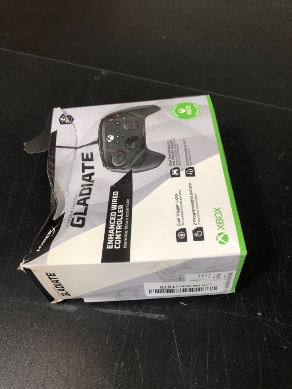 Photo 1 of HyperX Clutch Gladiate – Wired Controller for Xbox One, Xbox Series X|S, PC, Officially Licensed by Xbox, Dual Trigger Locks, Programmable Buttons, Dual Rumble Motors