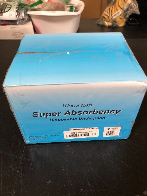 Photo 1 of 50 Count Super Absorbency Disposable Underpads, Leakproof Quick Drying Disposable Pads for Baby, Puppy and Adults, Disposable Changing Pads for Baby, Disposable Diaper Changing Pads, 17” x 13”