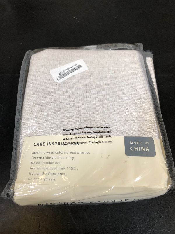 Photo 1 of INOVADAY 100% Blackout Curtains for Bedroom, Black Out Curtains 84 Inch Long, Clip Rings Linen Blackout Drapes, Thermal Insulated Room Darkening for Living Room, 2 Panels - Beige,W50xL84