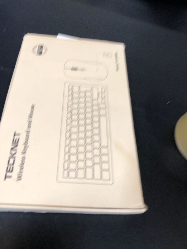 Photo 1 of TECKNET Wireless Keyboard and Mouse Combo, Mini Cordless Computer Keyboard and Mouse Set 2.4GHz, Silent Adjustable 1600 DPI, Quiet Click, Lag-Free for Computer, Laptop, PC, Windows, Mac, Chrome OS