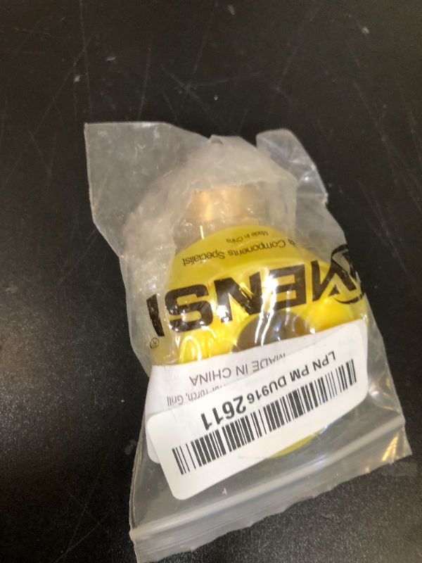 Photo 1 of MENSI Brass Adapter with 3/8" Male Flare Thread Hook Up High Pressure Extension Hose with 3/8" Female Flare for Mapp Gas, 1LB Propane Tank for Torch, Grill