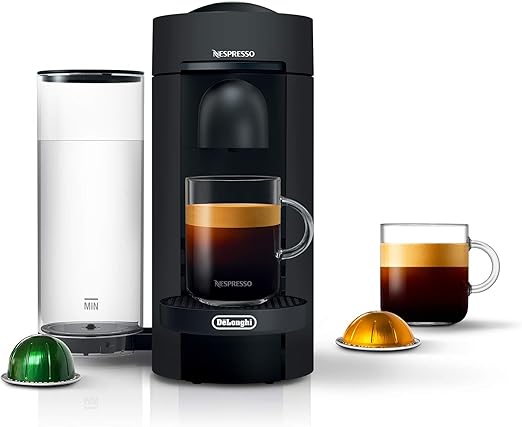 Photo 1 of Nespresso Vertuo Plus Deluxe Coffee and Espresso Maker by De'Longhi, Matte Black
