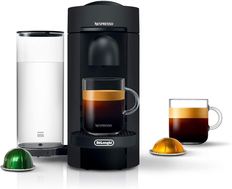 Photo 1 of Nespresso Vertuo Plus Deluxe Coffee and Espresso Maker by De'Longhi, Matte Black