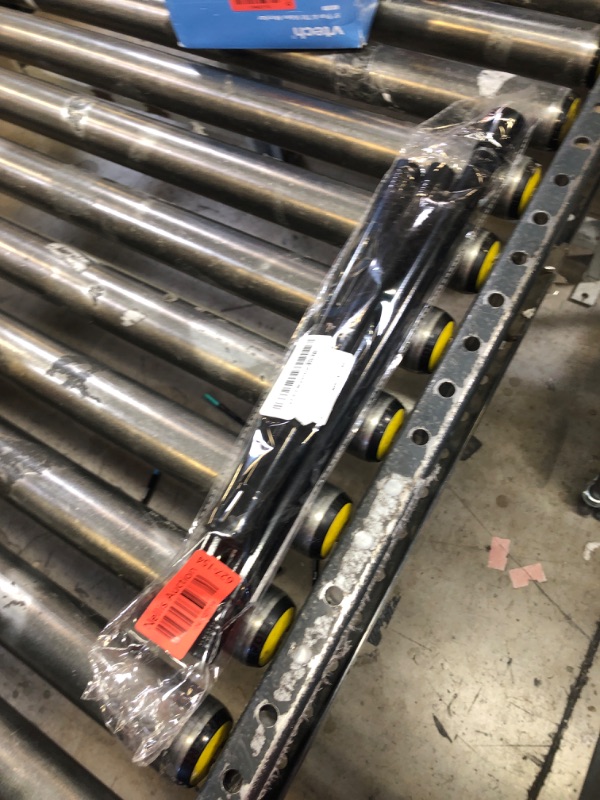 Photo 1 of QINGYUN Black Tension Curtain Rod 28 to 48 Inch Spring Rod No Drilling Adjustable Shower Curtain Rod for Windows, Bathrooms, Closet, Kitchen