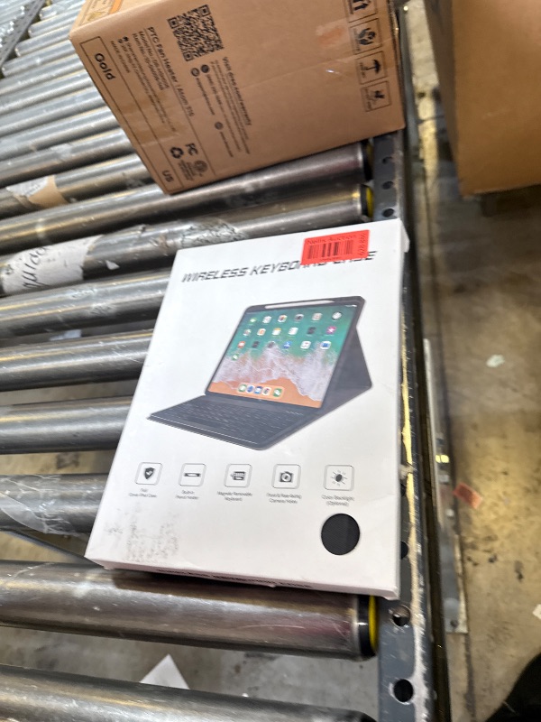 Photo 1 of OPAKIT Keyboard Case for iPad 6th Generation 9.7 Inch 2018, 7-Color Backlit Detachable Wireless with Pencil Holder, Stand Folio Cover for Air 2/5th Generation 2014/2017, Black