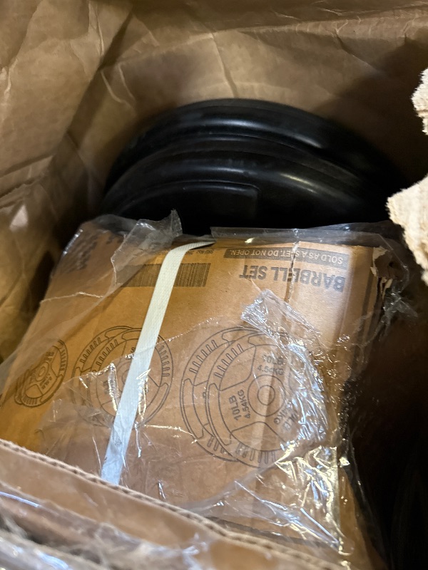 Photo 1 of Fitvids Olympic Cast Iron 2-Inch Weight Plates for Strength Training & Weightlifting, 85 Pounds Set, Multiple Packages