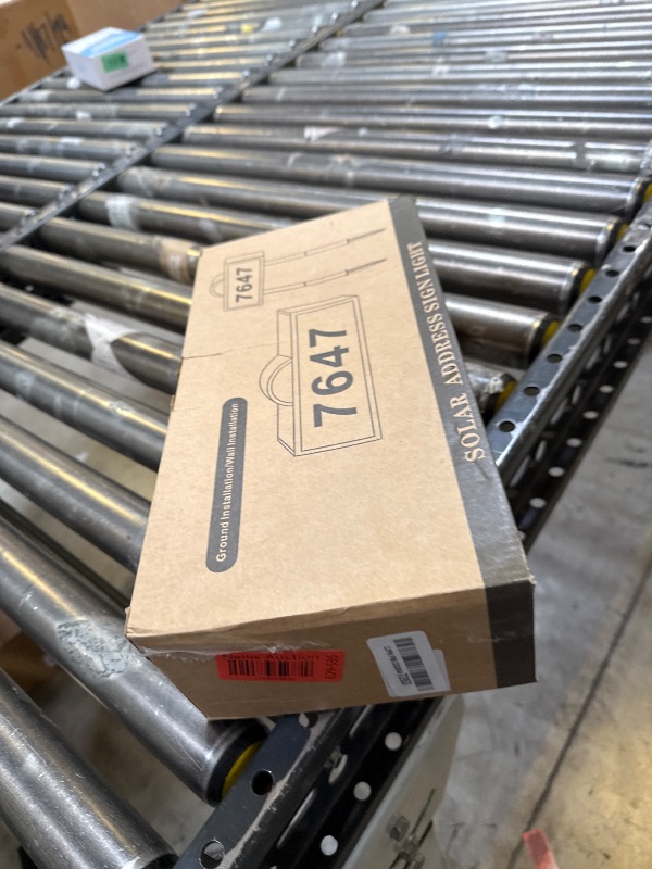 Photo 1 of Solar Address Signs for Yard, Solar Powered Address Sign with Warm White & Cold White, IP65 Waterproof Solar House Numbers for Outside, LED Illuminated Plaques Wall Mounted & In Ground