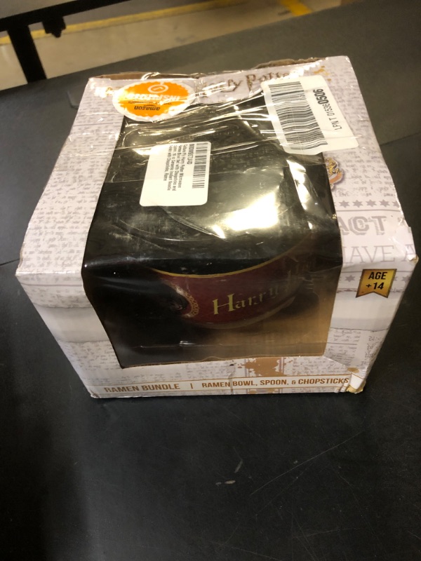 Photo 1 of Culture Fly Harry Potter Microwave Ramen Bowl Set with Chopsticks and Spoon, 16 oz Ceramic Instant Noodle Bowls with Chopsticks, Ramen Noodle Bowl, Rice Bowl Anime Gifts for Men ** BOWL ONLY **