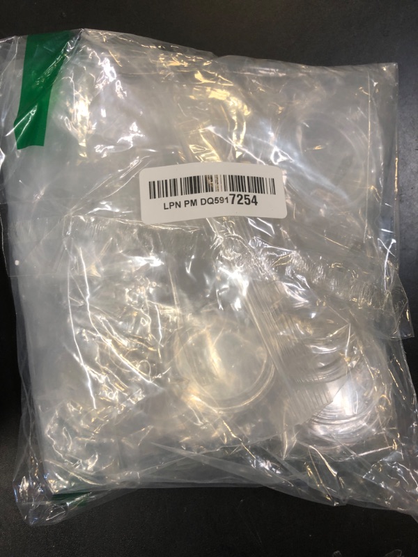 Photo 1 of Chinco 50 Pack Acrylic Button Pins Badge Clear Custom Button Pins Kit Blank Photo Bulk Make Your Own Buttons for DIY Craft Supplies(2.25 Inch)