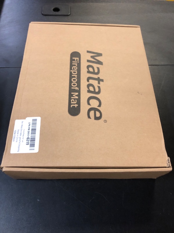 Photo 1 of Matace 40x40 Inch Large Fireproof Welding Blanket & Pad, 5mm Thickened Fire Resistant Carbon Felt Cloth, Flame Retardant Fabric, Heat Shield for Grill Cover, Soldering, Firepit, Smoker, Black