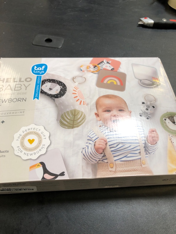 Photo 1 of Taf Toys Newborn Developmental Toy Kit, Perfect for Boys and Girls, Includes 12 Essential Baby Boy and Girl Toys for Learning and Stimulation, Ideal New Baby Gift Basket