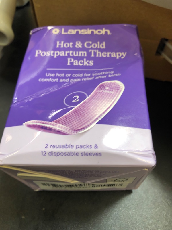 Photo 1 of Lansinoh Hot and Cold Pads for Postpartum Essentials, 2 Count Postpartum Pads