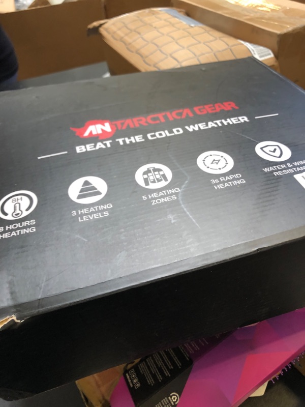 Photo 1 of ANTARCTICA GEAR Heated Jacket, Lightweight Heating Jackets with 12V/5A Power Bank, 6 Areas Winter Coat for Men and Women