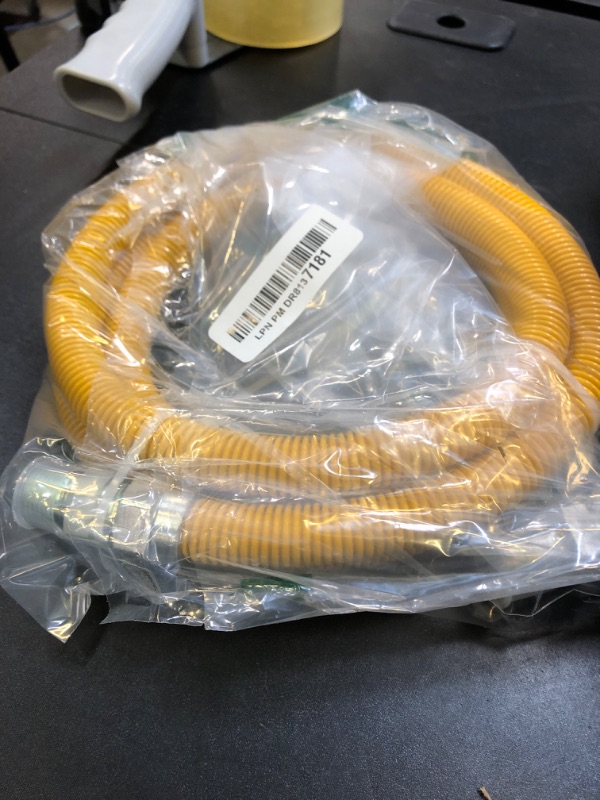 Photo 1 of Puxyblue 72" Flexible Gas Line Kit for Dryer, Stove, Range, Flexible Stainless Steel Gas Dryer Connector Kit, 5/8" OD(1/2" ID) Dryer Gas Line with Connector 1/2" FIP & 1/2" MIP & 3/4" MIP Fitting